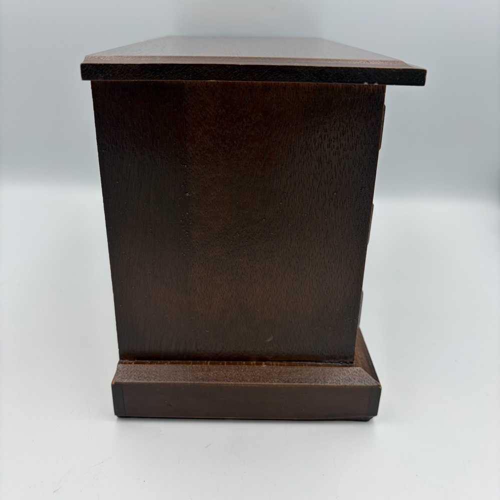 Vintage A Price Import Wooden Jewelry Box Chest 4-Drawer 70’s Non-working music - Picture 6 of 16